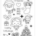 6477 doodlebug design christmas magic doodle stamps
