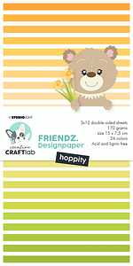 CCL FR PP84 creative craftlab friendz design paper hoppity