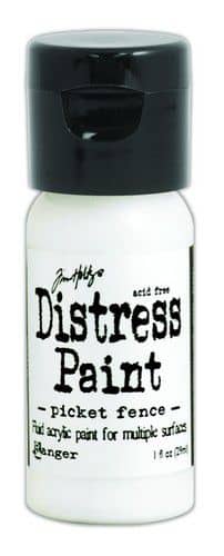 TDF53170 ranger distress paint flip cap bottle 29ml picket fence