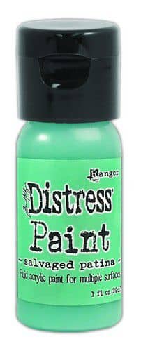 TDF72775 ranger distress paint flip cap bottle 29ml salvaged patina tim holtz