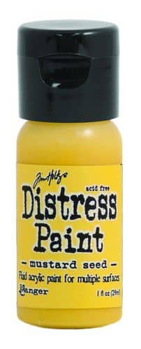 TDF53125 ranger distress paint flip cap bottle 29ml mustard seed