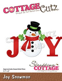 CC 788 scrapping cottage joy snowman die