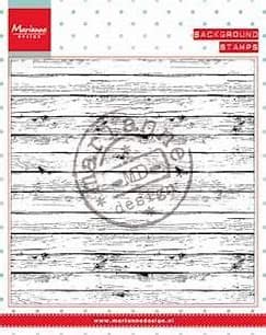CS0943 marianne d background stamp wood 1