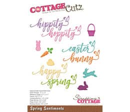 CC 1005 scrapping cottage spring sentiments
