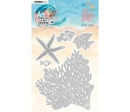 SL TO CD228 studio light take me to the ocean cutting dies coral fish