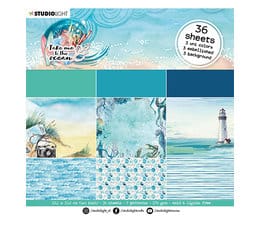 SL TO PP37 studio light take me to the ocean 6x6 inch paper pad cool colors
