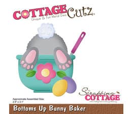 CC 990 scrapping cottage bottoms up bunny baker