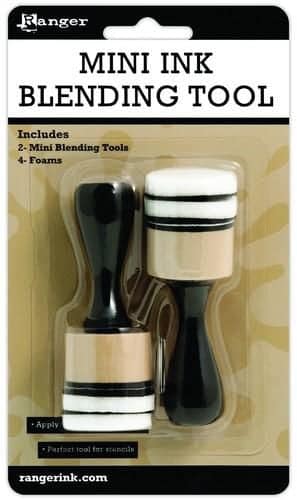 IBT40965 ranger mini ink blending tool 1 round incl 2 tools 4 foams