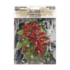 TH94348 idea ology tim holtz layers paper dolls christmas 2023