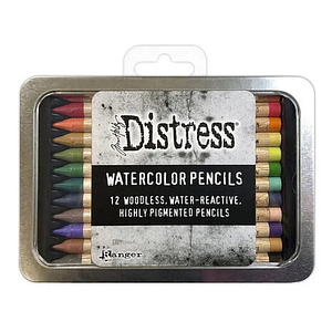 TDH83580 ranger tim holtz distress watercolor pencils kit 4