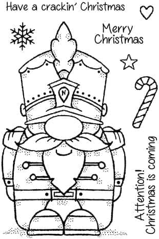 FRS1007 woodware nutcracker gnome clear stamps 2