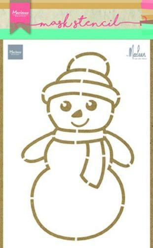 PS8018 marianne d stencils snowman