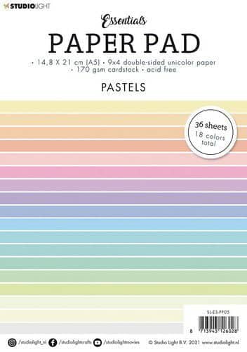 SL ES PP05 studio light paper pad essentials pastels nr 5 A5