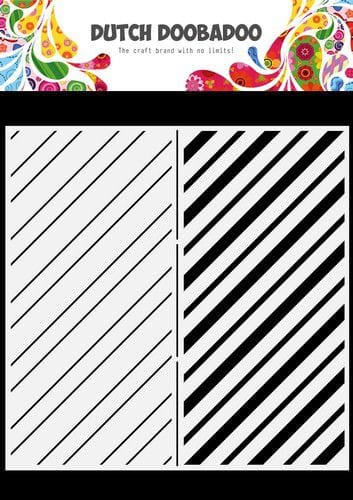 470.784.010 dutch doobadoo dutch mask art slimline stripes