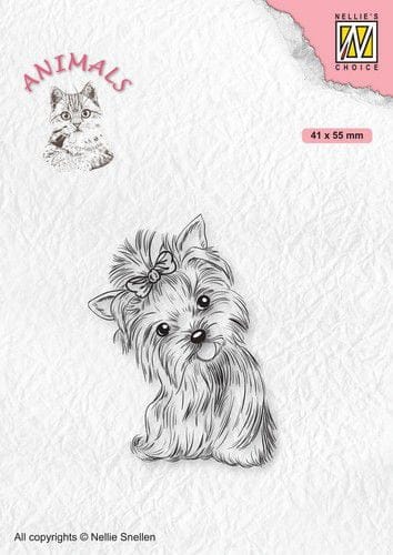 ANI020 nellies choice clearstamp yorkshire terrier
