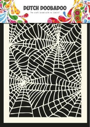 470 715 011 dutch doobadoo stencil spiderweb a5