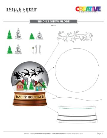 S6 222 spellbinders simons snow globe etched dies 3