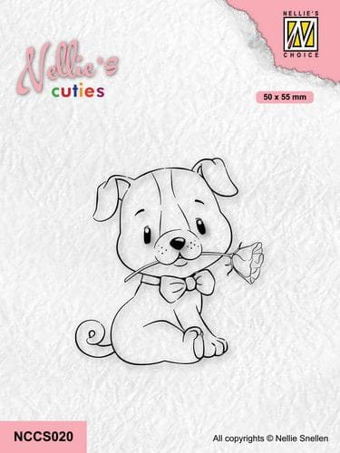 NCCS020 nellies choice clearstamp christmas cuties rose
