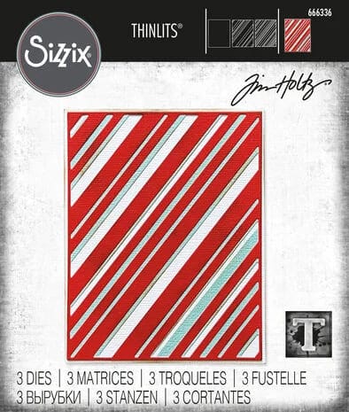 666336 sizzix thinlits die by tim holtz layered stripes 3pcs