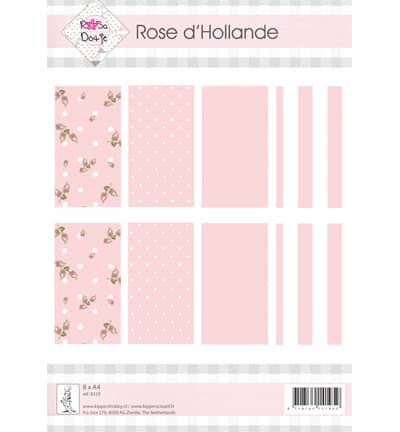 8329 Rose dHollande rosa papper