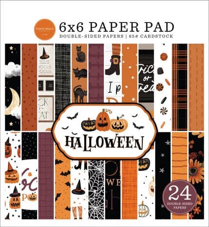 CBHW324023 carta bella halloween 6x6 inch paper pad
