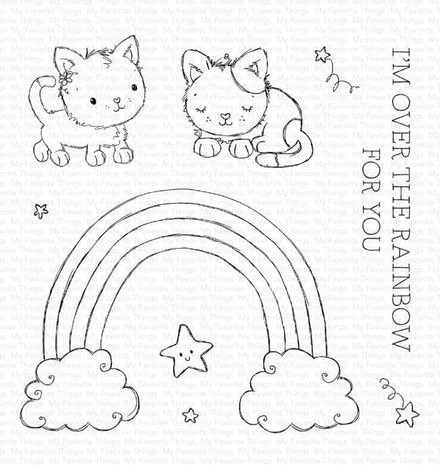 RAM 029 my favorite things over the rainbow clear stamps