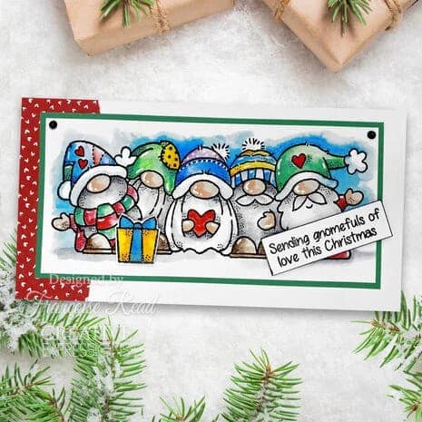 FRS423 woodware christmas gang clear stamps 2