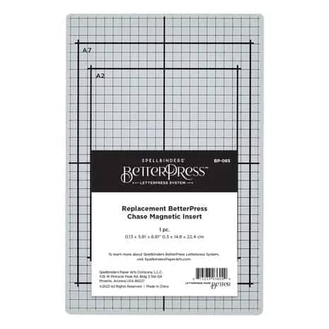 BP 085 spellbinders betterpress replacement chase magnetic inserts