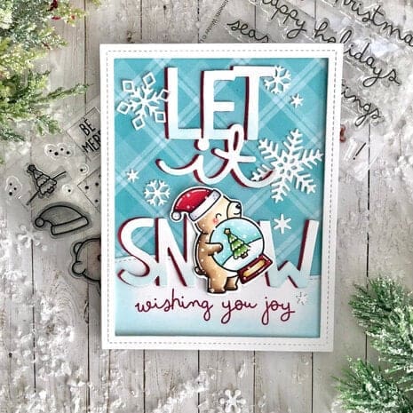 LF3279 lawn fawn scribbled sentiments winter clear stamps 3
