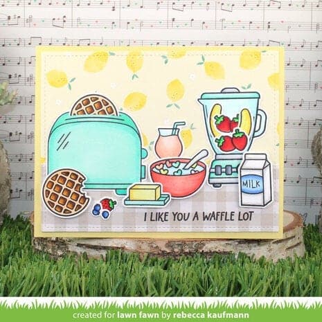 LF3303 lawn fawn a waffle lot clear stamps 3