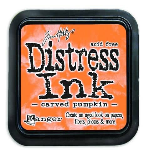 TIM43201 ranger distress inks pad carved pumpkin tim holtz