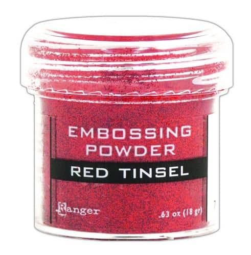 ranger embossing powder 34ml red tinsel EPJ41061