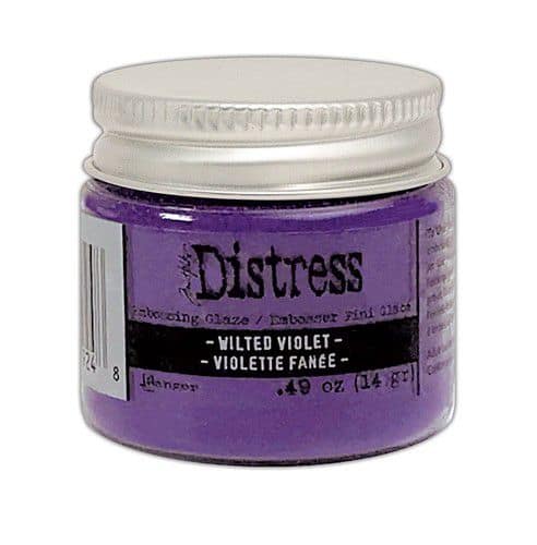 TDE79248 ranger distress embossing glaze wilted violet tim holtz