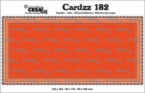 CLCZ182 crealies cardzz slimline b 100 x 205 mm