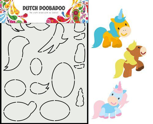 470.713.865 dutch doobadoo dutch card art built up horse a5