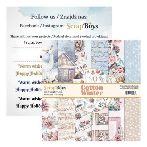 DS COWI 09 scrapboys cotton winter paperpad 6x6 1