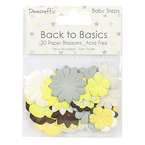 dovecraft back to basics baby steps paper blossoms