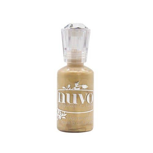 1802N Nuvo crystal drops Mustard Gold
