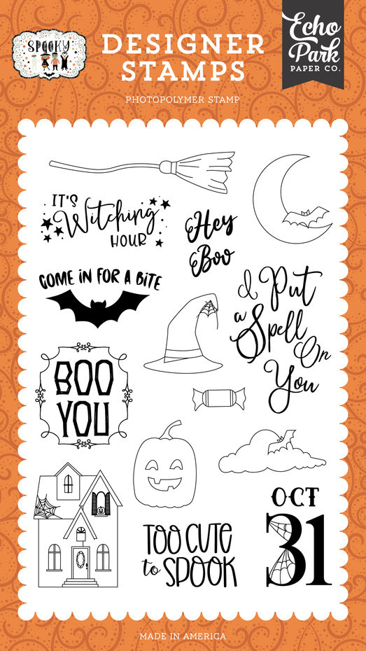 SPO284044 echo park hey boo clear stamps