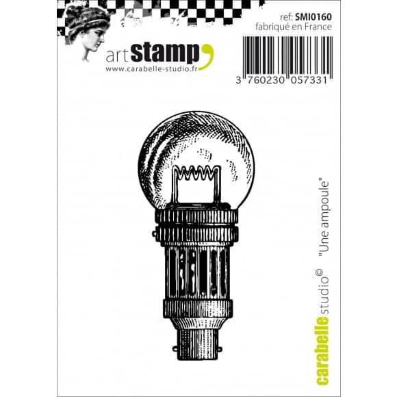 SMI0160 carabelle studio art cling stamp mini une ampoule