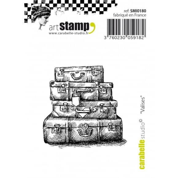 SMI0180 carabelle studio art cling stamp mini valises