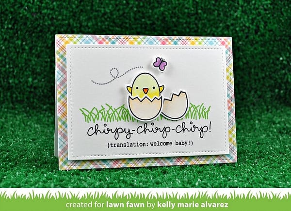 LF1046 lawn fawn chirpy chirp chirp clear stamps 3