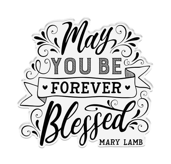 CC STP FOBL crafters companion forever blessed clear stamp 2