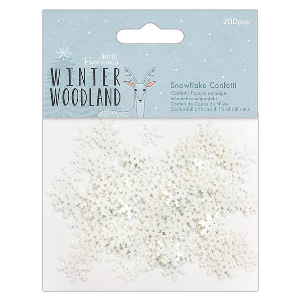 PMA 157988 Papermania Winter Woodland Snowflake confetti