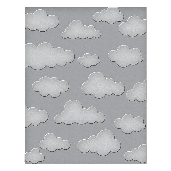 SES 028 spellbinders head in the clouds embossing folder
