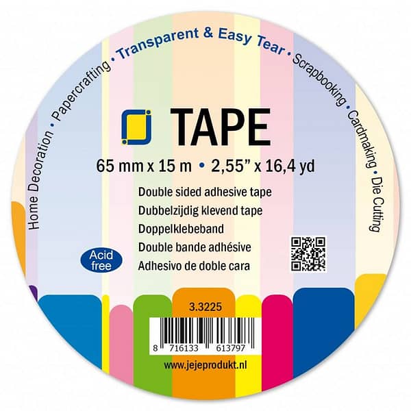 3.3225 jeje produkt double sided adhesive tape 65 mm 1