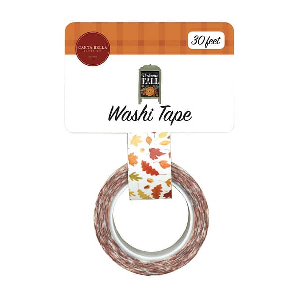 CBWF154027 carta bella washi tape leaf pile
