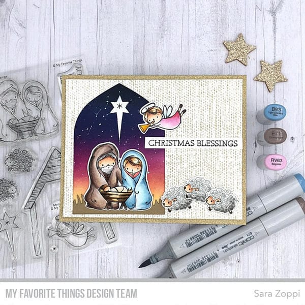 RAM 040 my favorite things christmas blessings clear stamps 2