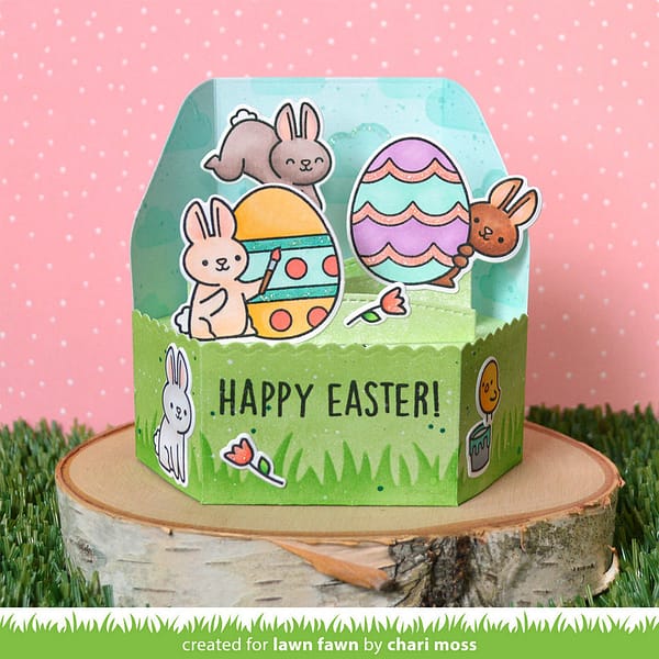 LF3079 lawn fawn eggstraordinary easter add on clear stamps 3