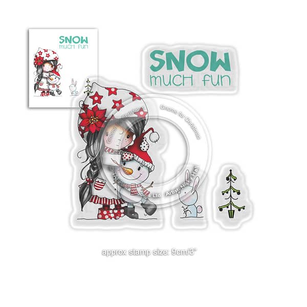 PD7963 polkadoodles winnie snow much fun clear stamps